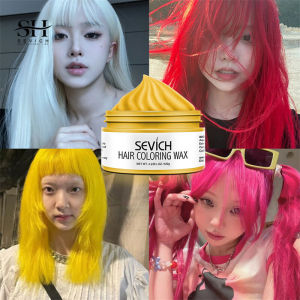 SEVICH Hair Color Wax Matte Hair Clay Men Women Disposable Washable Hair Dye Wax 120g