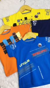 Atasan Kaos Anak Katun Baju Anak Laki Laki Usia 2-13 Tahun