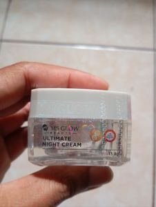 MS GLOW ULTIMATE NIGHT CREAM ( KEMASAN BARU ) KRIM MALAM UTK FLEKNODA HITAM