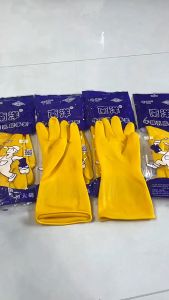 Yellow Rubber Latex Reusable Dishwashing & Laundry Gloves: A Comprehensive Guide