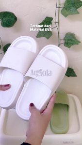 Angola Sendal Slip On EVA H33 Sandal Rumah Slop Santai Wanita Pria/Sendal Korea Jelly
