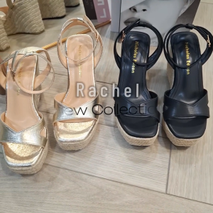 Nicholas Edison Wedge Rachel sandal wedges kanvas slingback terbaru