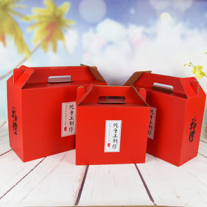 กล่องของขวัญ กล่องบรรจุภัณฑ์ กล่องของขวัญขนมจีน กล่องบรรจุภัณฑ์ผลไม้ กล่องกระดาษแข็งสำหรับพกพาได้ กล่องขนมปังอบสดใหม่