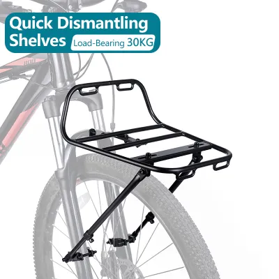 NEWBOLER | 2026 Aluminum Alloy MTB Road Cycling Bike Bicycle Front Rack Carrier Panniers Bag Luggage Shelf Bracket Trunk for Bicycle Parts