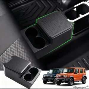 Interior Multifunctional Storage Box Rear Drainage Cup Holder Interior Upgrade Suitable for Suzuki Jimny 5-Door 2023+ Model