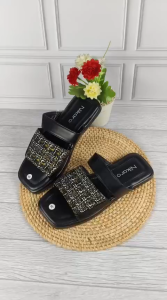 Sandal Wanita Platform Korean Style, Sendal Selop Wanita Viral, dan Sandal Rajut Import Kekinian