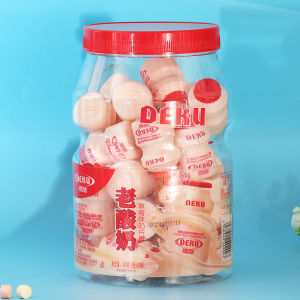 Trendy Old Yogurt Flavor Strawberry Original Taste Milk Candy Children Snacks No Sugar Food DeKu Traditional Candy Snack