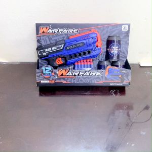 Đồ Chơi Neft Phóng Xốp Tặng Kèm 12 Viên Xốp - 3 Lon Mục Tiêu - Nhựa ABS An Toàn Với Trẻ Em - CJ-2359002