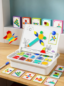 XIAOWANDOU | Educational Magnetic Tangram Puzzle for Children 3-6 Years Old