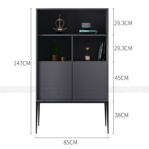 Nordic Minimalist High Table Leg Dining Room Cabinet Modern Simple Tea Water Cabinet Living Room Storage Decoration Entrance Cabinet