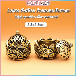 Lotus Hollow Incense Burner Mini Alloy Incense Stick Holder Backflow Insenso Incense Burner