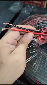FMJ 1 Roll Speaker Wire Red and Black Transparent #22 #18 #16 FMJ Brand Heavy Duty Professional Wire Cable Wire 100 Meters Legit Length Professional Wire For Speaker and DIY