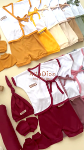 [Altadiosbaby] Kado BASIC Baju Bayi Kimono Celana Pendek TWO TONE + Bedong Bayi Set + Topi Bayi + Sarung Tangan dan Kaos Kaki Bayi | Perlengkapan Bayi Baru Lahir | Bedong Bayi JUMBO Premium | Bedong Bayi Kaos Polos | Bedongan Bayi | Kain Bedong Bayi Set 2
