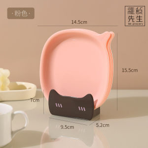 Mr. Grocerys PD L. Jiao Bone Spitting Plate Fruit Snack Dry Fruit Small Plate Chinese Style Plastic Fruit Tray/Basket