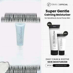 TERATU BEAUTY Daily Calm & Soothe Skin Moisturizer (Melembabkan & Memperkuat Skin Barrier Kulit Kering Iritasi Eksim Dermatitis Rosacea)