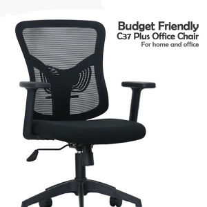 TAKEASEAT | C37+ Ergonomic Mesh Office Chair Wider Arm Pad 7.5cm Lumbar Support & Rock Tension Adjustable