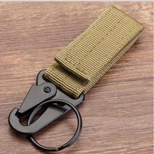 Mountaineering Accessories Outdoor Carabiner Durable Nylon Tactical Backpack Key Hook Webbing Buckle Suspension System Belt Hanging Buckle
