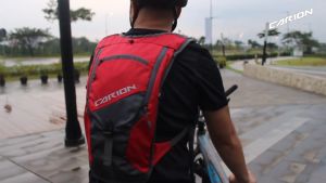 Tas Ransel Almo Black Outdoor Hydropack Sepeda Motor Trail 8 Liter Carion
