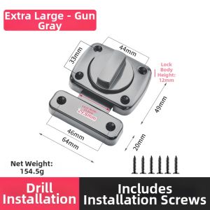 Yanu | Anti-theft Security Door Lock with No Drilling