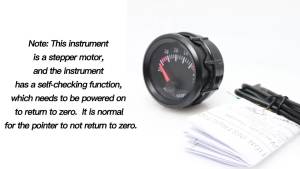 RYSJM | 52mm Car Auto Air Fuel Ratio Gauge Car AFR Gauge with With Narrowband O2 Oxygen Sensor White LED Backlight Fit for 12V Car