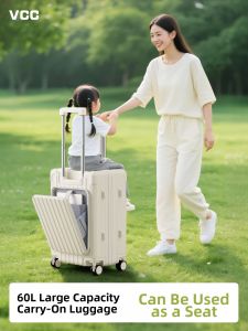 VCC | Child Seating Luggage 0-6 Years Travel Rolling Suitcase
