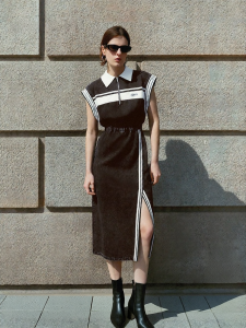 Vero Moda | Đầm chữ in màu khối cổ halter mới mùa hè