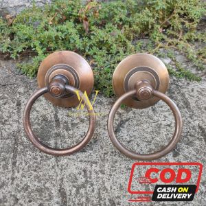 Tarikan Pintu Gebyok Kuningan Antik GBY 085 Antik 2 pcs