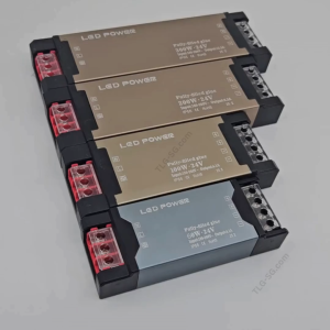 Compact Slim LED Strip Power Supply Transformer 100W/200W Dual Output DC12V/DC24V