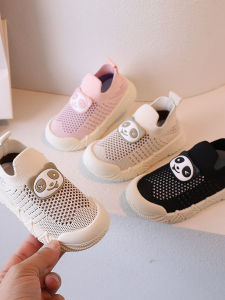 Spring Summer Soft Bottom Breathable Childrens Sports Shoes Easy to Wear Nursery Boy Girl Shoes Anti-Slip Wear-Resistant Rubber Sole