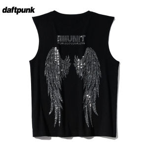 เสื้อยืดแขนกุดพิมพ์ลายสะท้อนแสงแบบลำลองสำหรับฤดูร้อน ผ้าฝ้าย 100% สำหรับผู้ชายและผู้หญิง วัสดุอื่นๆ ลำลอง แฟชั่น