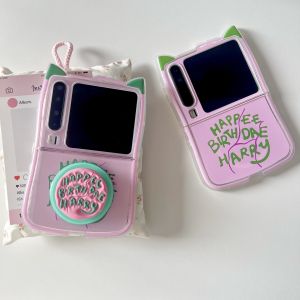 Harry Potter Hagrid Cat Ear Foldable Protective Case for Huawei Purax Xiaomi Mixflip Pocket2 Set Soft Shell Digital Accessories