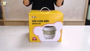 Nồi Cơm Điện Tử Đa Năng Bear 16L Cảm Ứng Cảm Biến Nhiệt Chống Trào Giữ Ấm Hẹn Giờ 12 Tiếng Chống Dính Cực Tốt SB-NC16L - Bản Tiếng Việt Bảo hành 18 Tháng