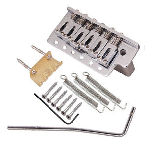 A Set Of Left Handed Electric Guitar Bridge Saddle Single Tremolo Bridge System Thickened Base Guitar Accessories Parts
