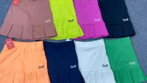 Quần đùi váy thể thao golf pickleball tennis cầu lông nữ chất liệu thun poly co giãn có lót đùi bảo hộ thoáng mát BINSPORTS Q193