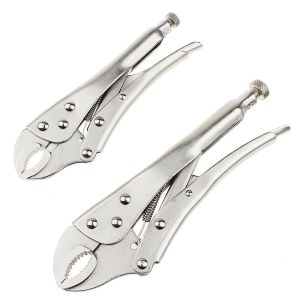 7" 10" Inch Locking Round Flat Mouth Straight Jaw Multitool Pliers Hand Tools