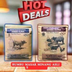 Bumbu Masak Minang Asli Serbaguna Tanpa Bahan Pengawet 250 gr Untuk Rendang Gulai dll Masakan Padang