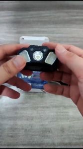 SENTER KEPALA LED SMILING SHARK TD-0142 - 5 MODE CAHAYA - SENSOR - TAHAN LAMA - CHARGER USB