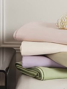 Premium 100 Thread Count Xinjiang Long Staple Cotton Flat Sheet Thickened Sateen Cotton Bed Sheet Single Double Size Bedding 3 P