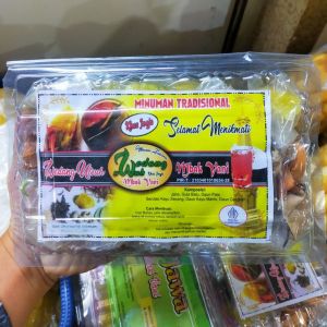 Wedang uwuh mbak Vani - wedang uwuh murah - isi 10 - wedang uwuh Jogja - membantu melancarkan darah - meningkatkan imun - oleh-oleh Jogja