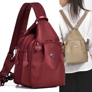 Multi-Functional Multi-Layer Fashionable Casual Travel Lightweight Crossbody Bag Womens Shoulder Bag with Chest Bag Design