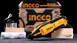 INGCO รุ่น MG13328 (แทนMG1309) เครื่องเจียสายอ่อน 130 วัตต์ ขนาดหัวจับดอก 3.2 มม. / 2.3 มม. ปรับความเร็วรอบได้