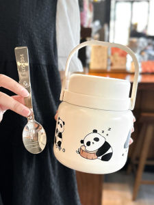 ถ้วยอบแห้งถ้วยอบแห้ง316สแตนเลสสตีลกล่องอาหารสูญญากาศสองชั้นกาต้มน้ำเก็บความร้อนสำหรับต้มโจ๊กอเนกประสงค์สำหรับนักเรียนออฟฟิศ