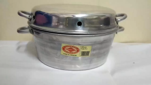 Crocodile Brand Pure Aluminium Cake Pot 24cm & 26cm | Acuan Kuih Bengkang | Periuk Bakar Kek | Chiffon Cake Bingka Mould
