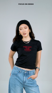 FOD Kaos Wanita Sorry Mom Black 12145F4BK