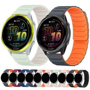 Magnetic Loop Strap For Garmin Forerunner 570 265 55 255 245 Music/vívoactive 6 5/Venu 3 2Plus Band Silicone 20mm 22mm Watchband