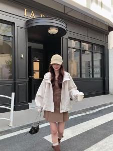 MANWUJINGLING | Casual Black Short Warm Jacket Thickened Down Coat