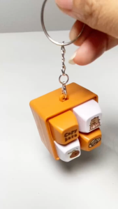 Capybara San Mouse Stress Reliever Keychain with Sounds for Stress Relief and Fun