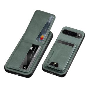 Ốp Điện Thoại Da Cao Cấp Tích Hợp Ví Đựng Thẻ Bảo Vệ Mặt Lưng Cho Google Pixel 7 7A 8 8A 9 9A 10 11 Pro XL