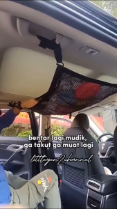 Jaring Cargo Atap Plafon Dalam Mobil Car Ceiling Organizer Net Bagasi Jaring Cargo Atap Plafon Dalam Mobil