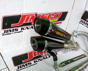 Knalpot Akrapovic Cabang  Slencer only inlet 50mm